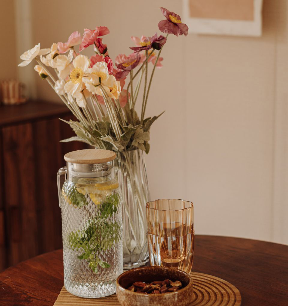 bloemen in prikkelarme praktijkruimte in Hulshorst